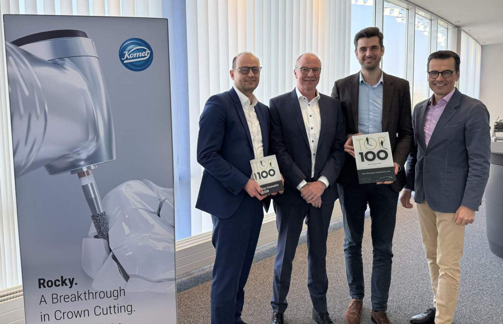 Brasseler erhält zum dritten Mal das TOP 100-Innovations-Siegel